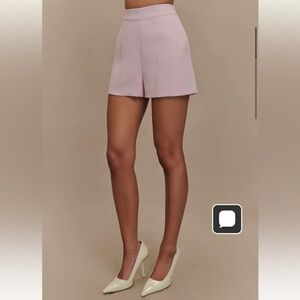 Elegant Pink Women's Shorts by Meshki
